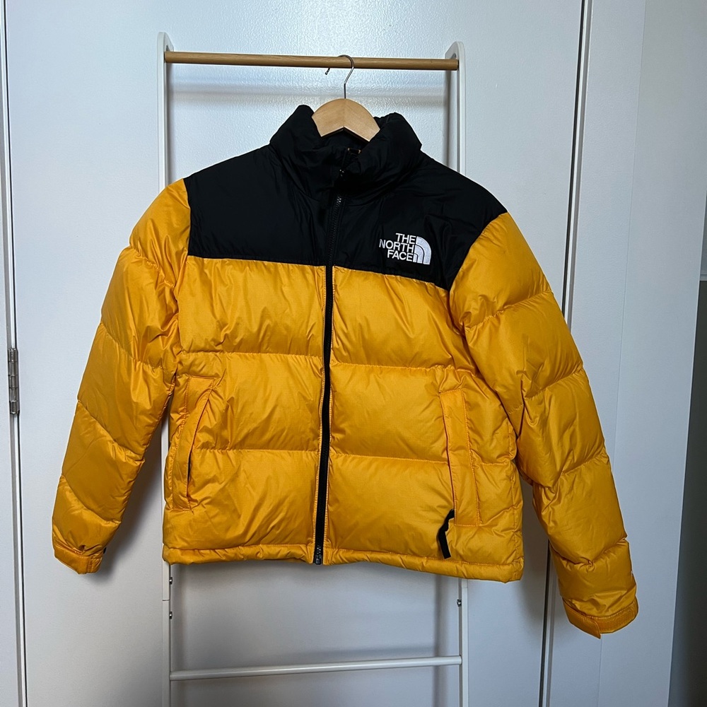 The North Face Nuptse Puffer Jacket in Yellow - medium